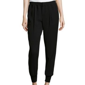 Vince Black Silk Jogger Pants